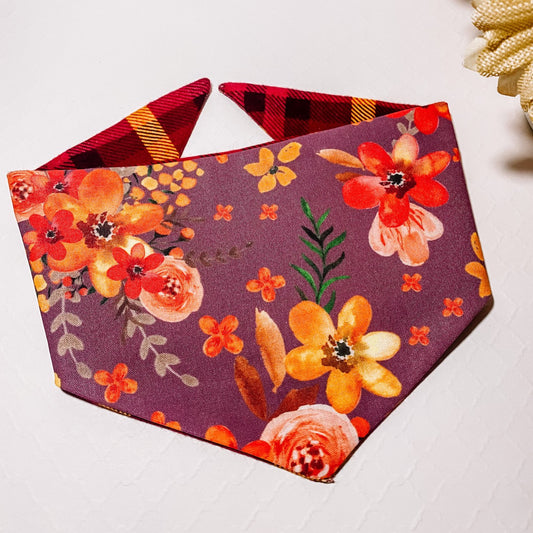 Fall Floral Bandana