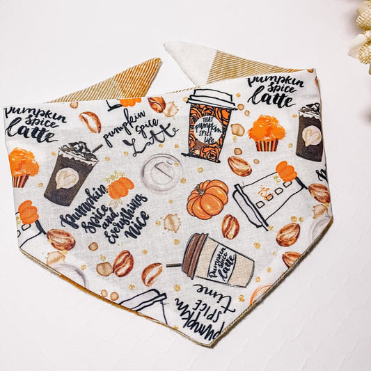 Pumpkin Spice Latte Bandana